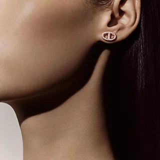 18K Hermes Farandole Diamond Earrings
