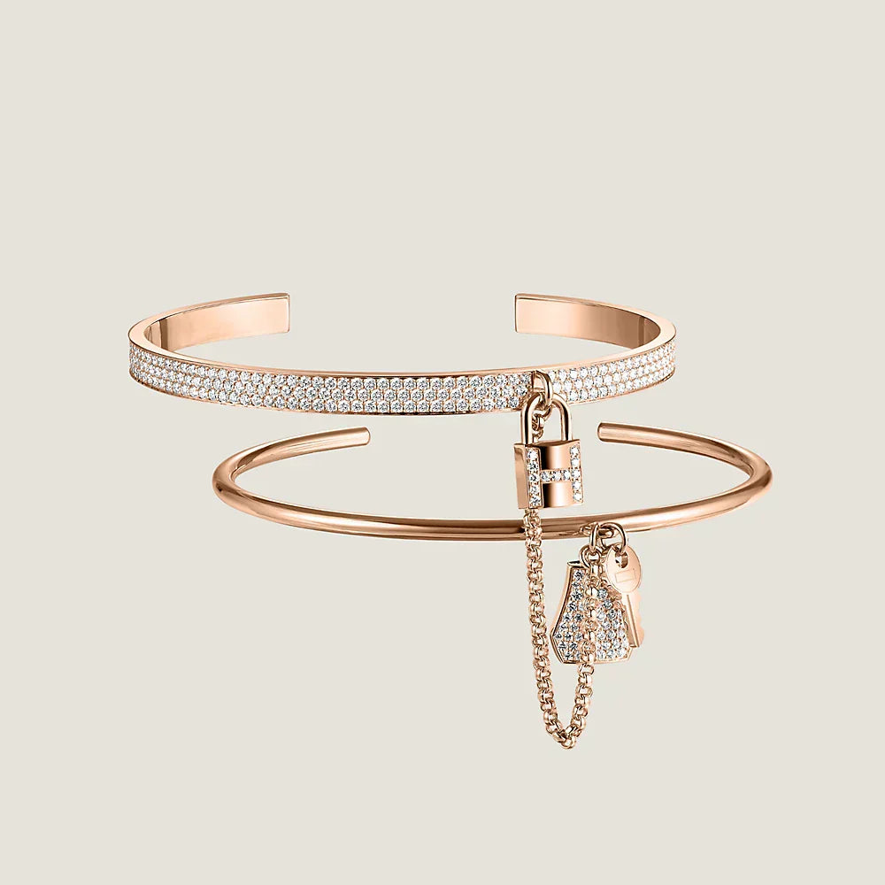 18K Hermes Kelly Cadenas Bracelet