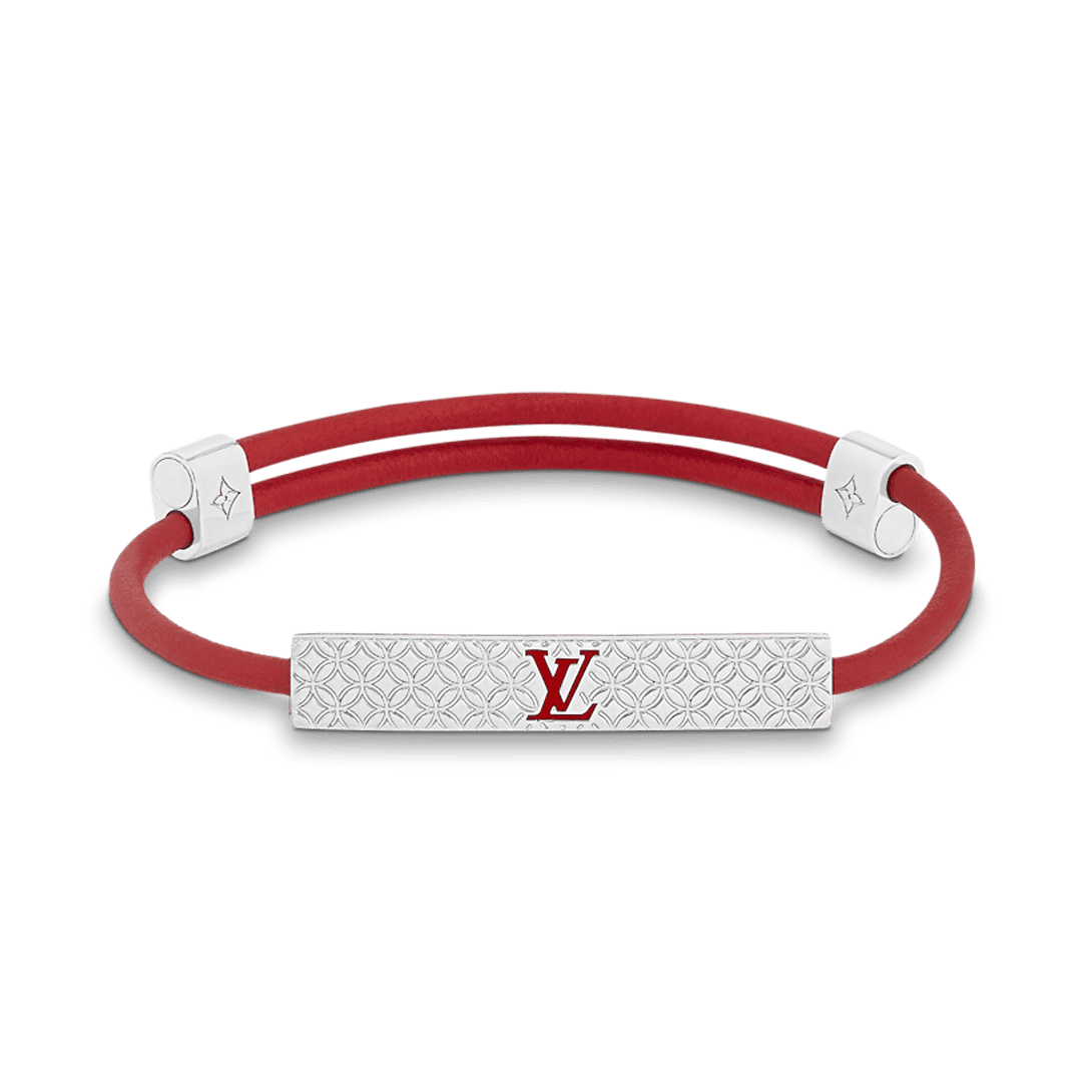 18K Louis Vuitton Champs Elys ̈¦es Red Bracelet