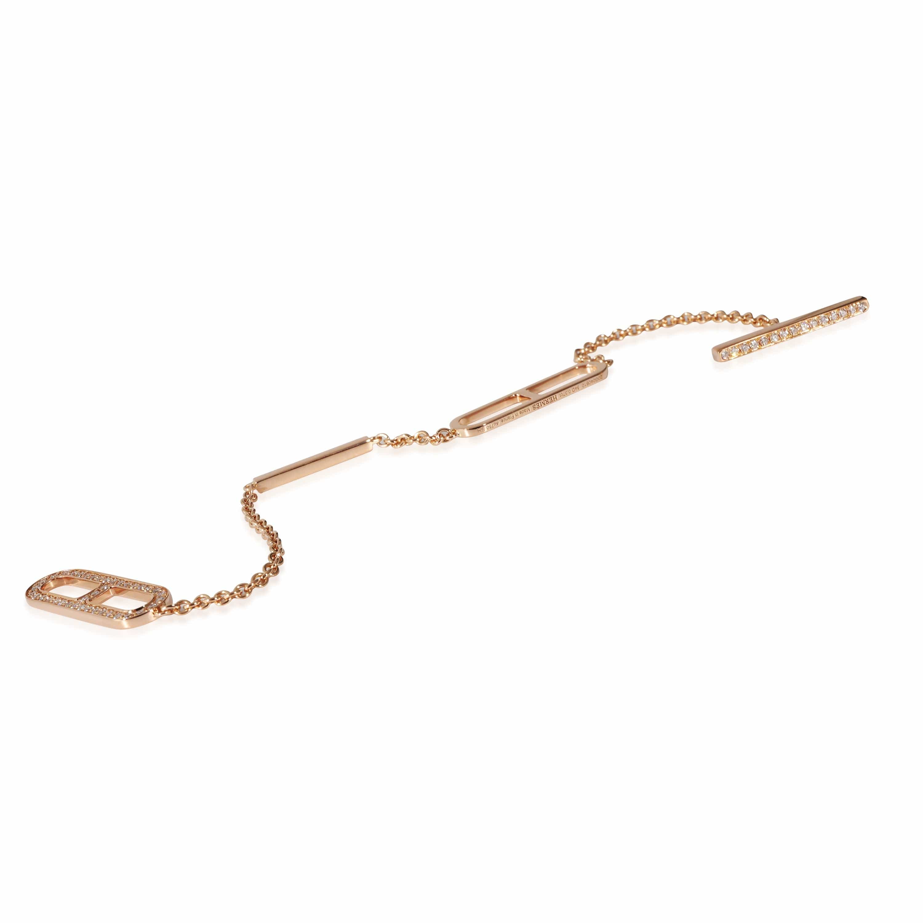 18K Hermes Ever Chaine D'ancre Bracelet