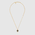 18K Gucci Double Blondie Pendant Necklace