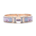 18K Hermes Clic H Lift Pink Bracelet