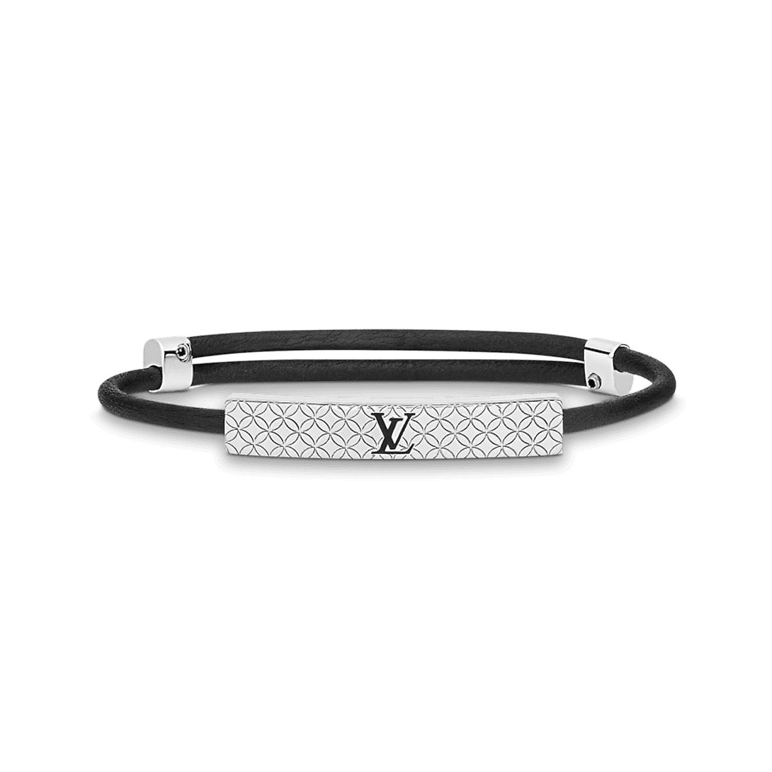 18K Louis Vuitton Champs Elys ̈¦es Black Bracelet