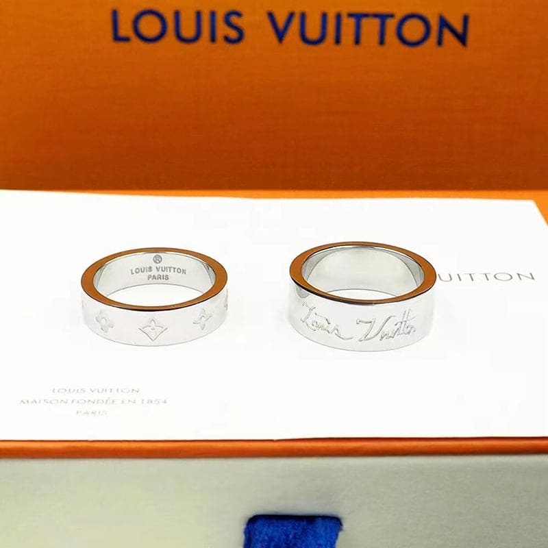 18K Louis Vuitton You & Me Set of 2 Ring
