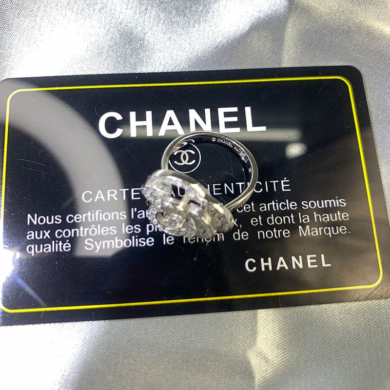 18K Chanel Fil De Cam ̈¦lia Ring