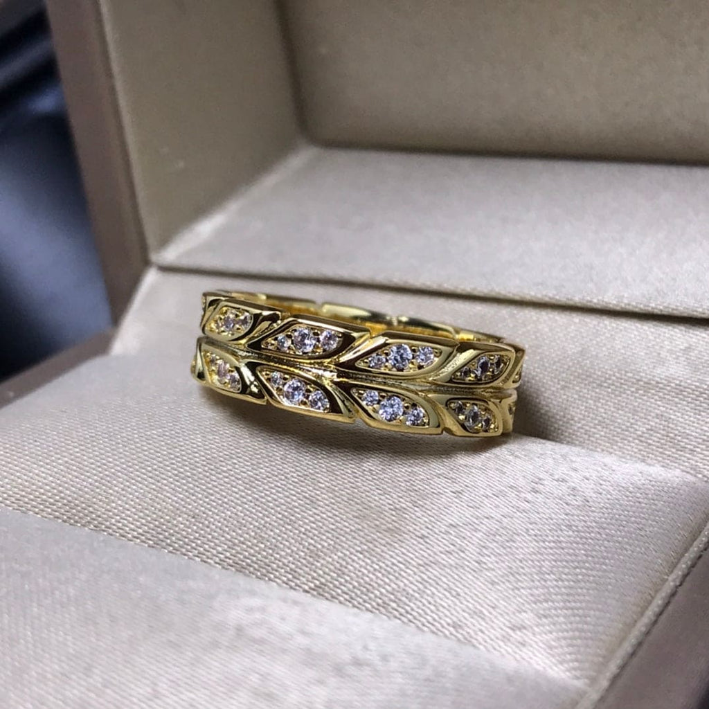 18K Yellow Gold Victoria Vine Ring