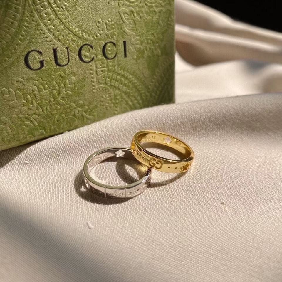 18K Gucci Double Icon Ring