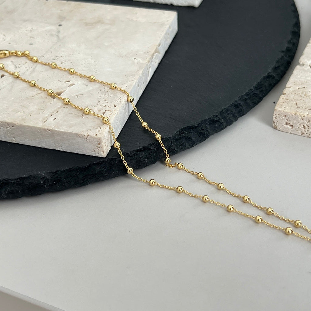 18K Gucci Double Interlocking Gucci Necklace