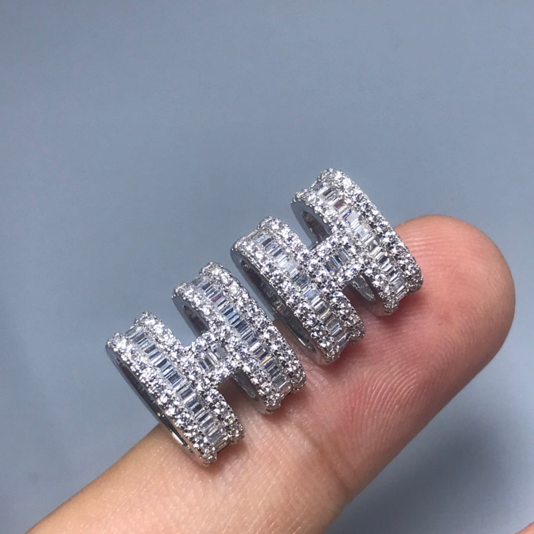 18K Hermes Pop Diamonds Earrings