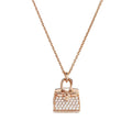 18K Hermes Amulettes Birkin Pendant Necklace