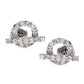 18K Hermes Finesse Diamond Stud Earrings