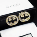 18K Gucci Double Diamonds Earrings
