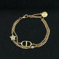 18K Dior Petit Star Diamond Bracelet