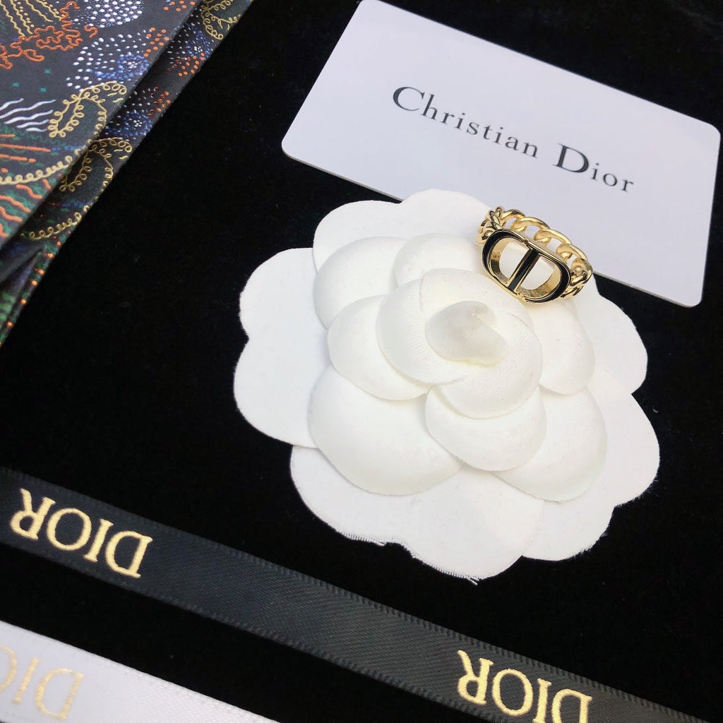 18K Dior Petit Chain Link Ring