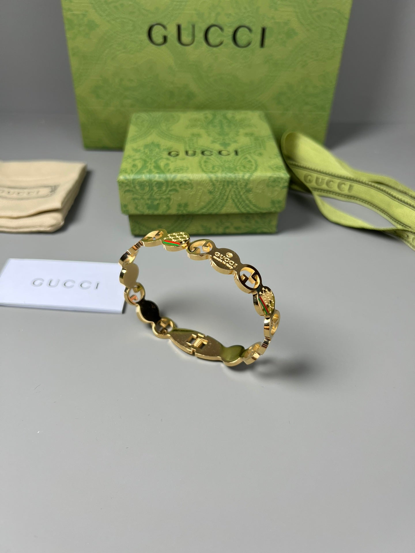 18K Gucci Double Vintage Bracelet