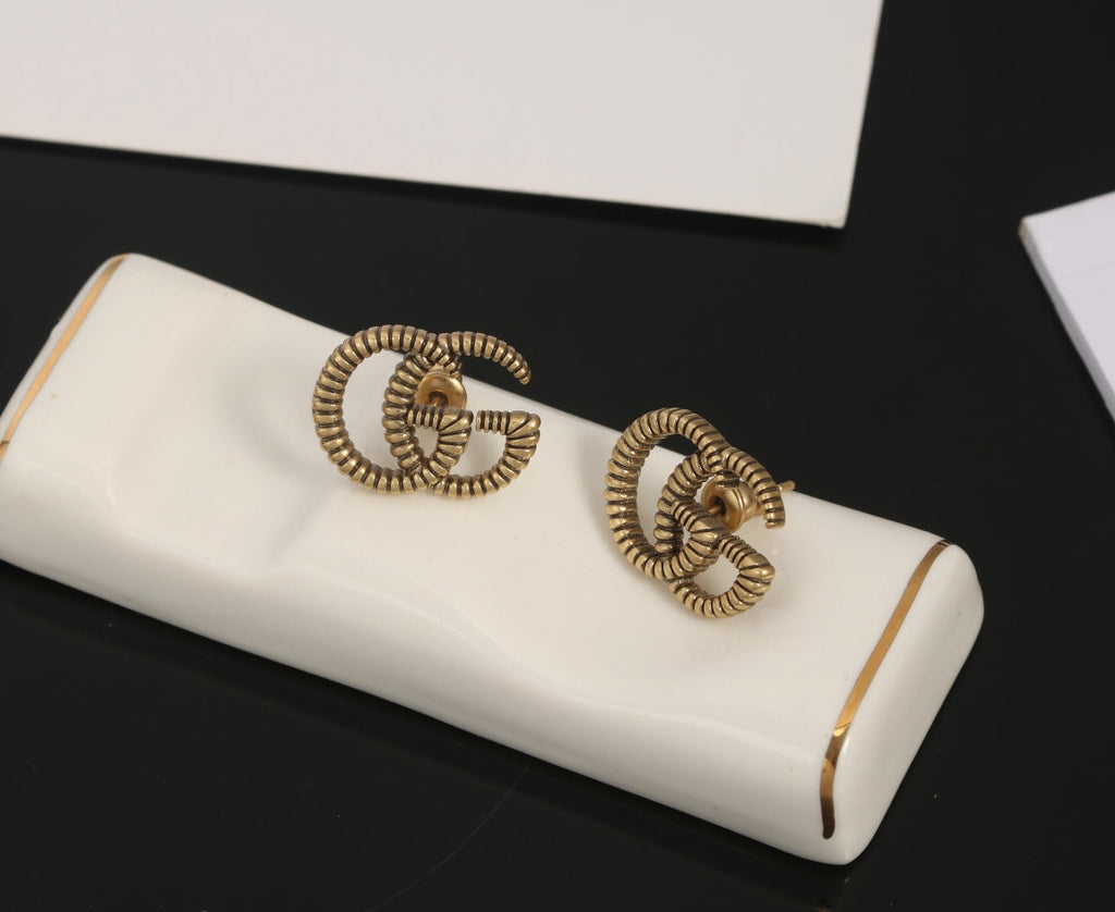18K Gucci Double Earrings