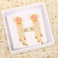 18K Dior Petit Tassel Earrings