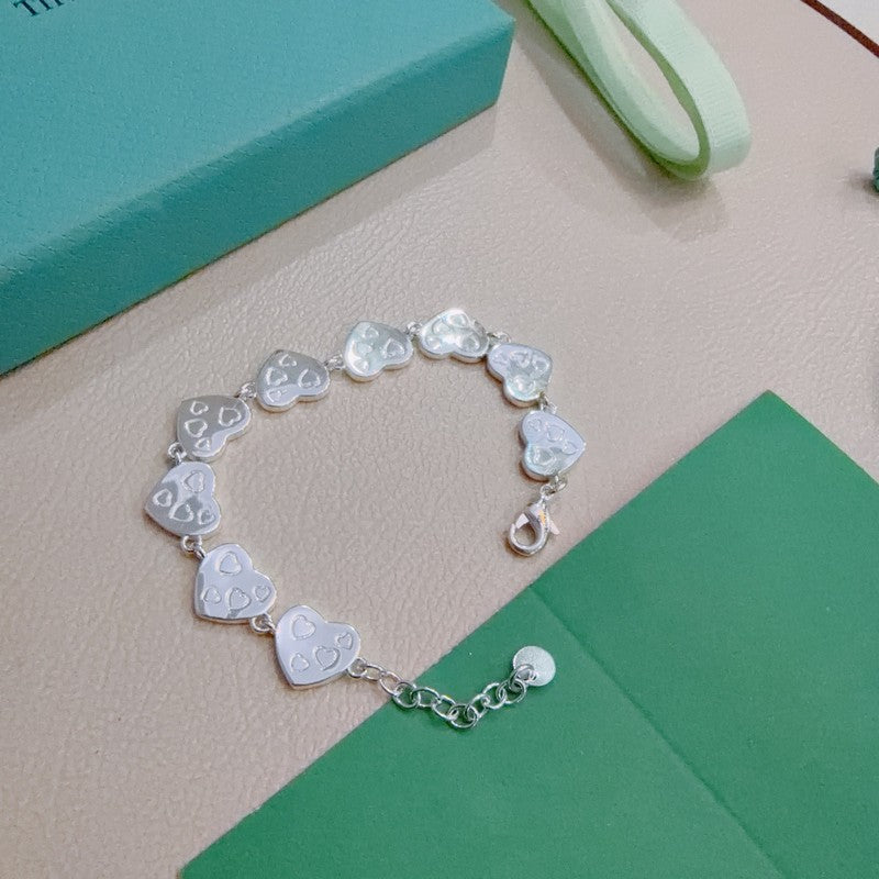 18K Tiffany Return to Pink Heart Tag Bracelet