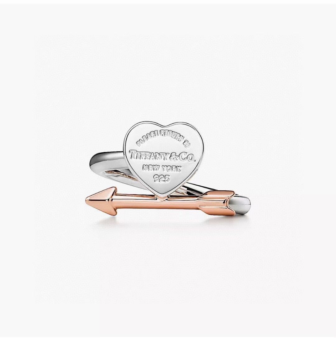 18K Tiffany Return to Lovestruck Heart Tag Ring