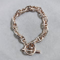 18K Hermes Cha?ne D'ancre Encha?n ̈¦e Bracelet