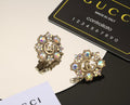 18K Gucci Double Blue Flowers Earrings