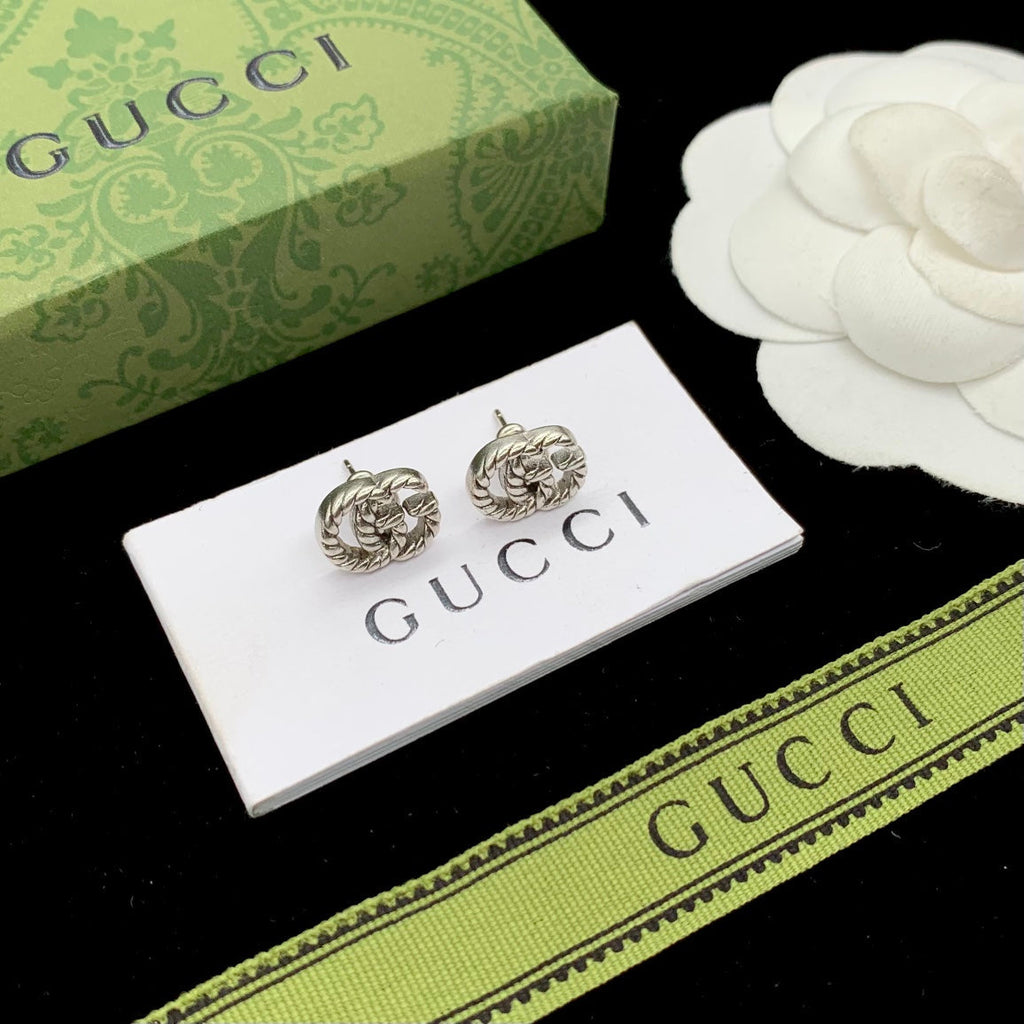 18K Gucci Double Earrings