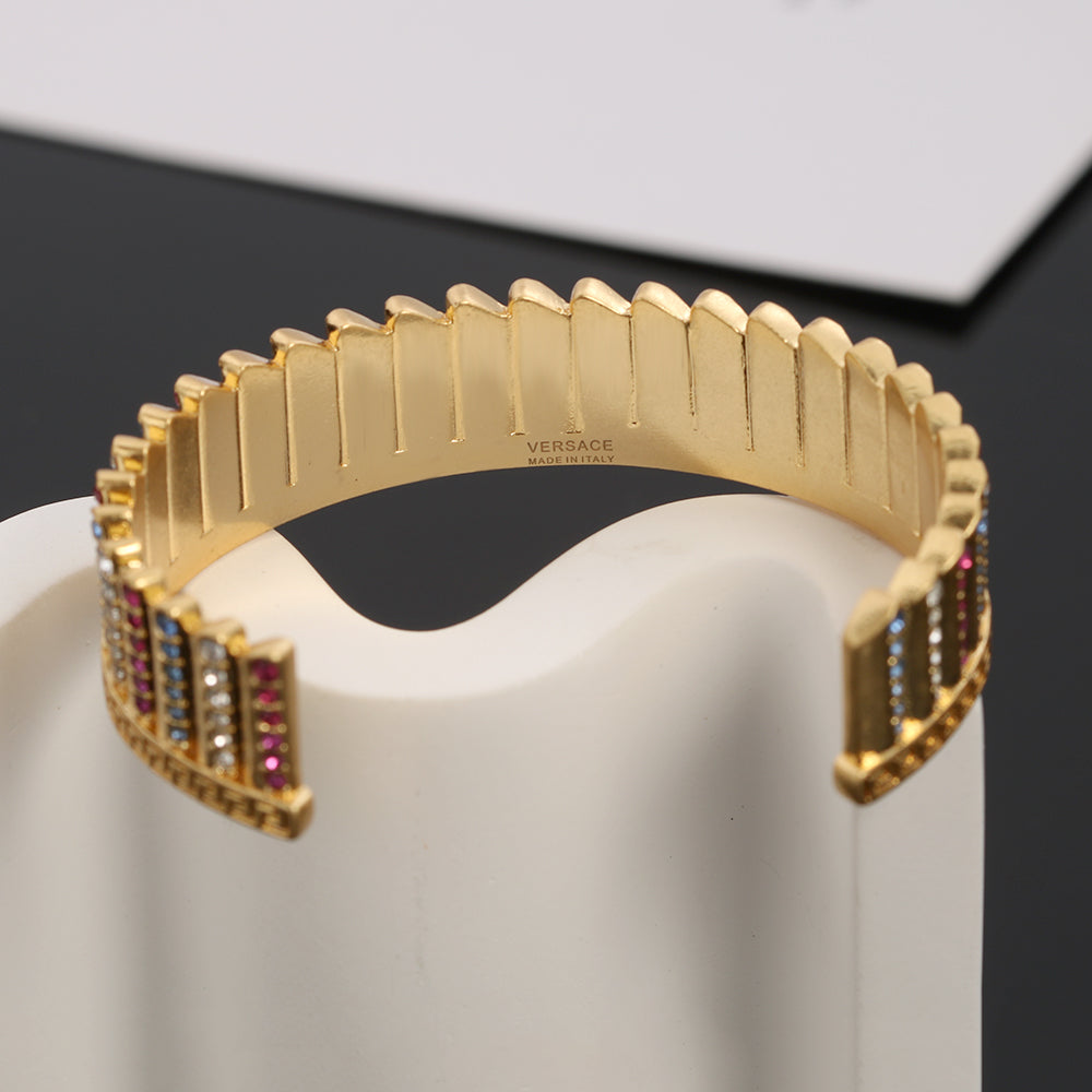 18K Celine Ver Open Cuff Bracelet