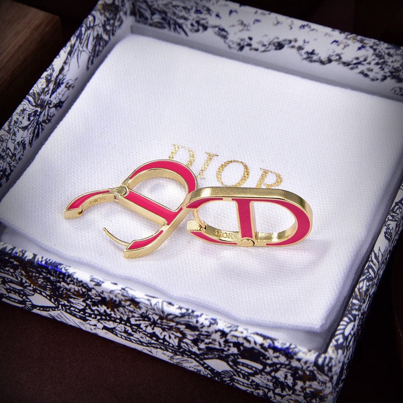 18K Dior 30 Montaigne Pink Earrings