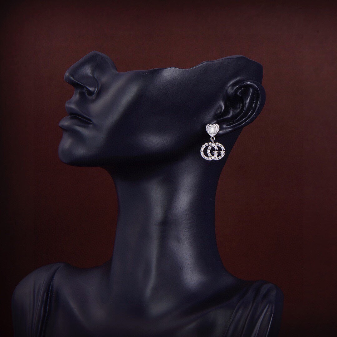 18K Gucci Double Running Earrings