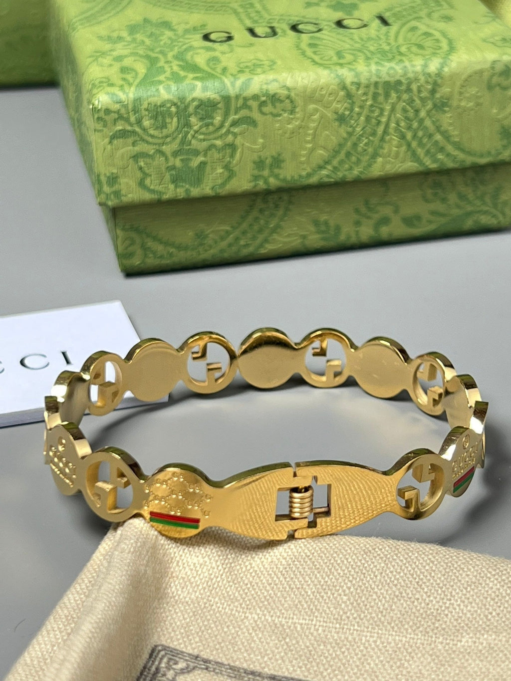 18K Gucci Double Vintage Bracelet