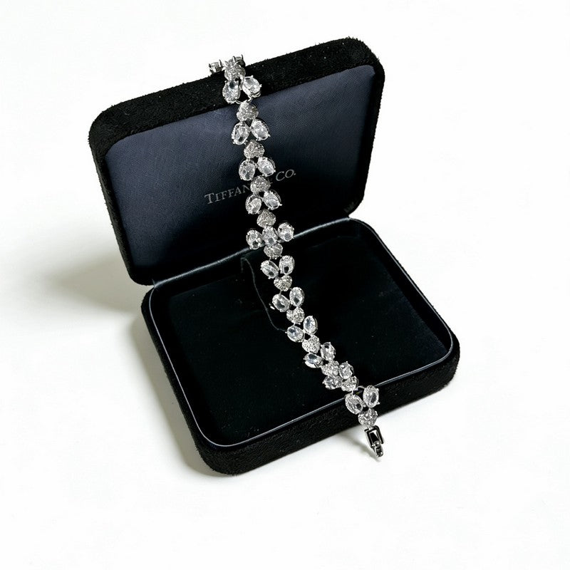 18K Tiffany Return to Crystal Bracelet