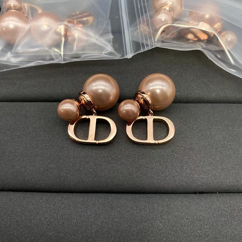 18K Dior Petit Pearl Earrings