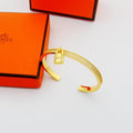 18K Hermes Kelly Lock Vintage Hermes Bracelet