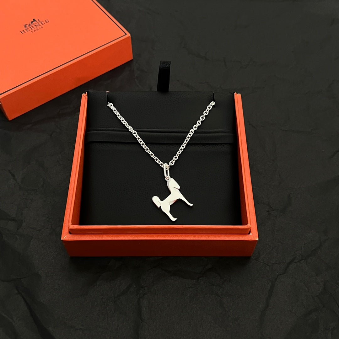 18K Hermes Panache Pendant Necklace