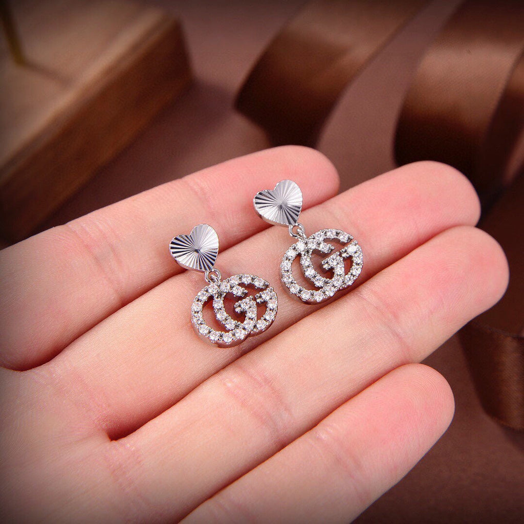 18K Gucci Double Running Earrings