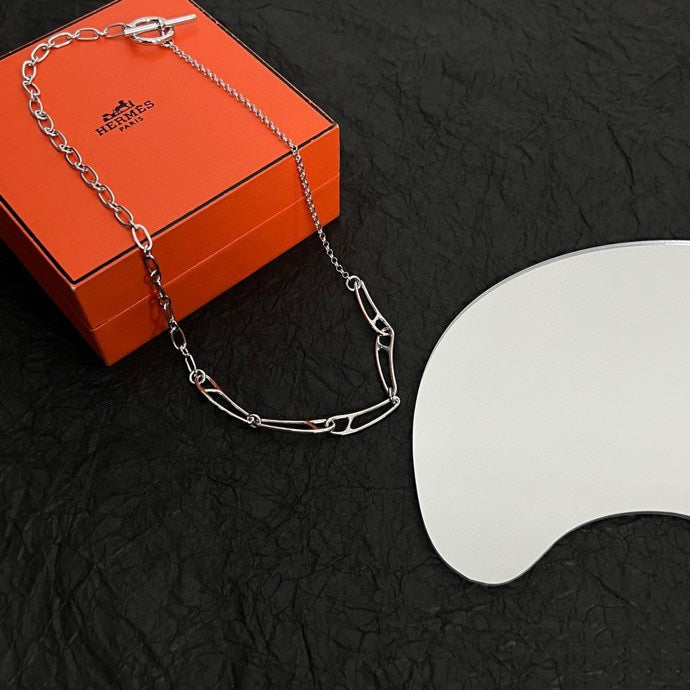 18K Hermes Chaine D'ancre Chain Necklace