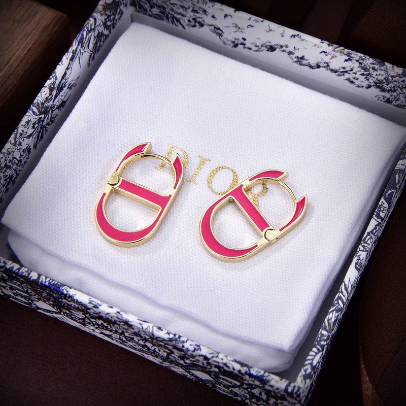 18K Dior 30 Montaigne Pink Earrings