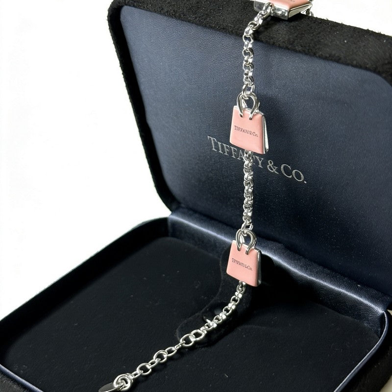 18K Tiffany Return to Pink Bag Bracelet