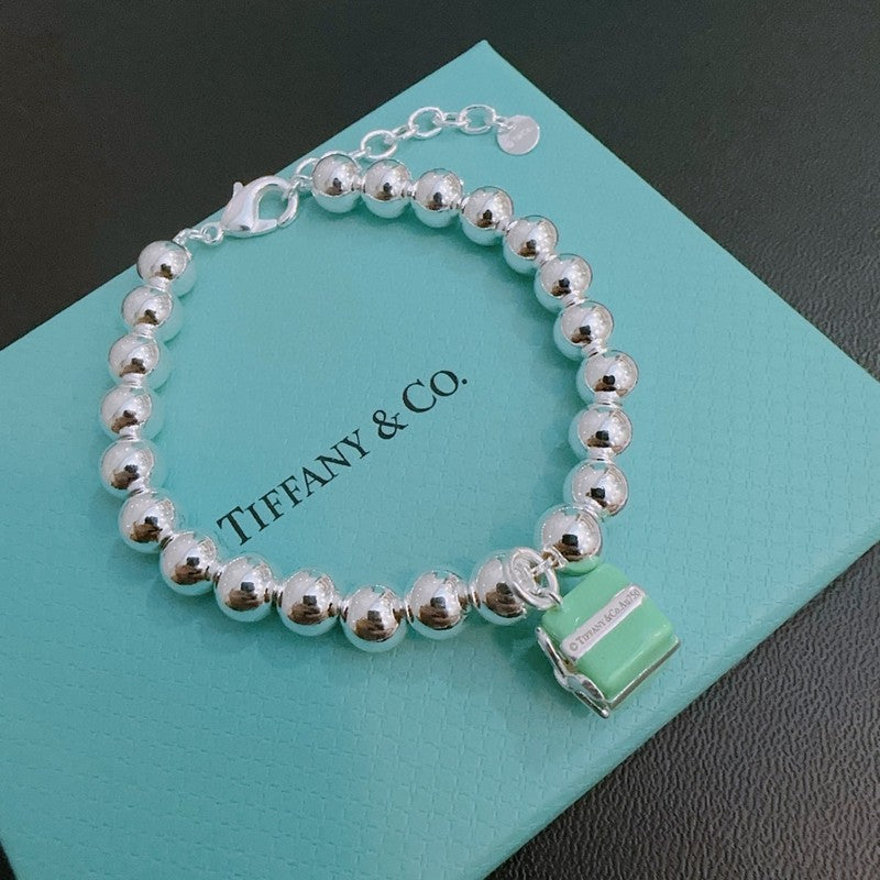 18K Tiffany Return to Blue Gift Box Bracelet