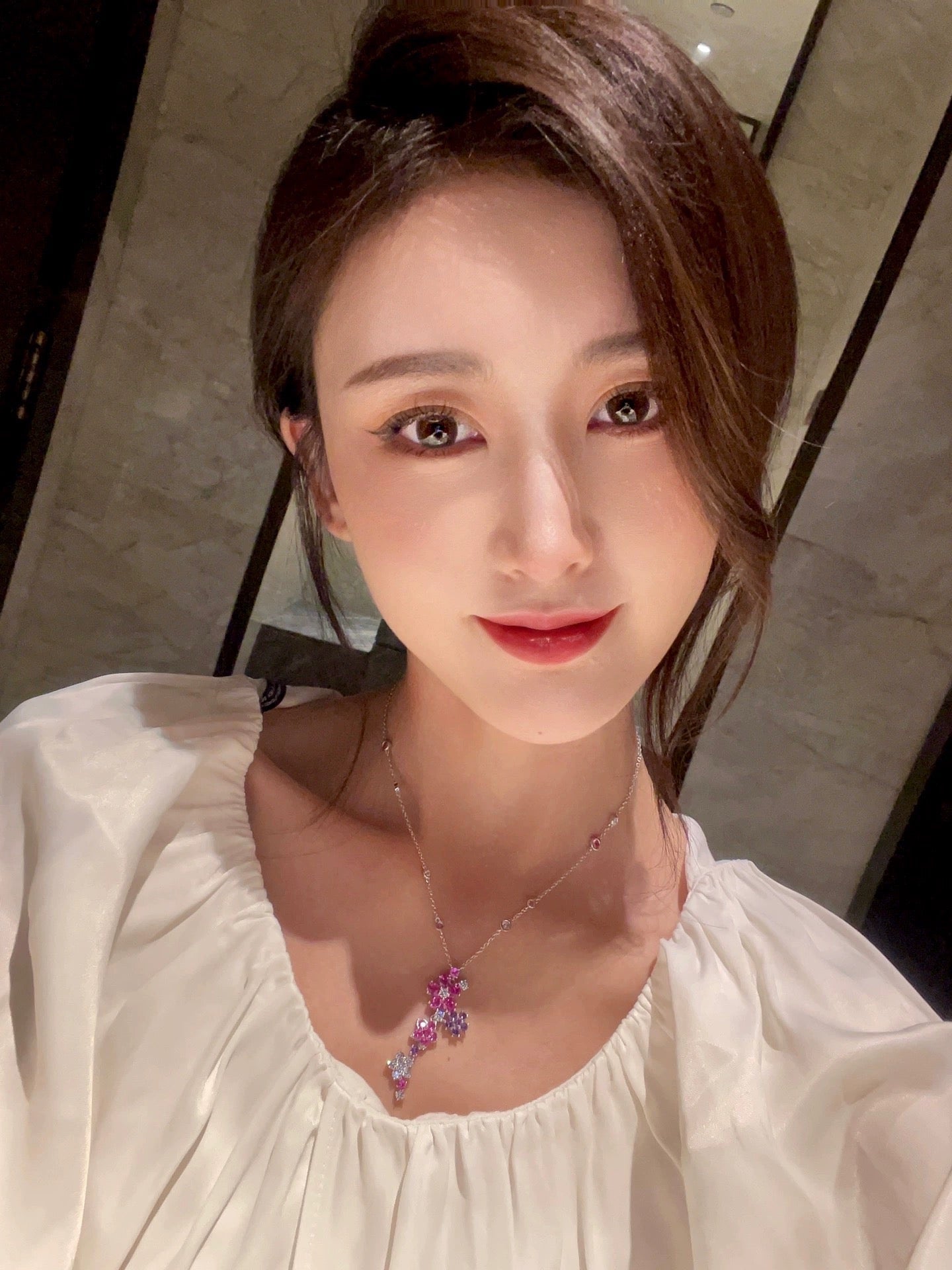 18K Folie Des Pr ̈¦s Pendant Necklace