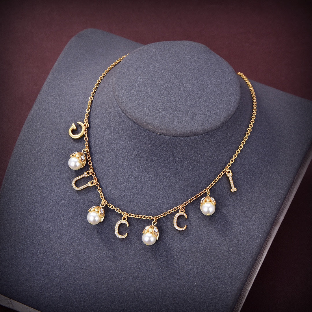 18K Gucci Double Fashion Show Chain Necklace
