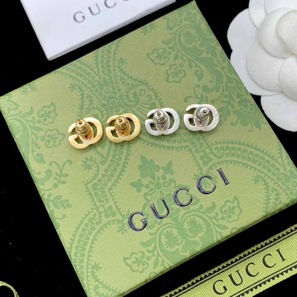 18K Gucci Double Earrings