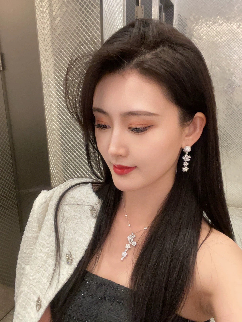 18K Folie Des Pr ̈¦s Earrings