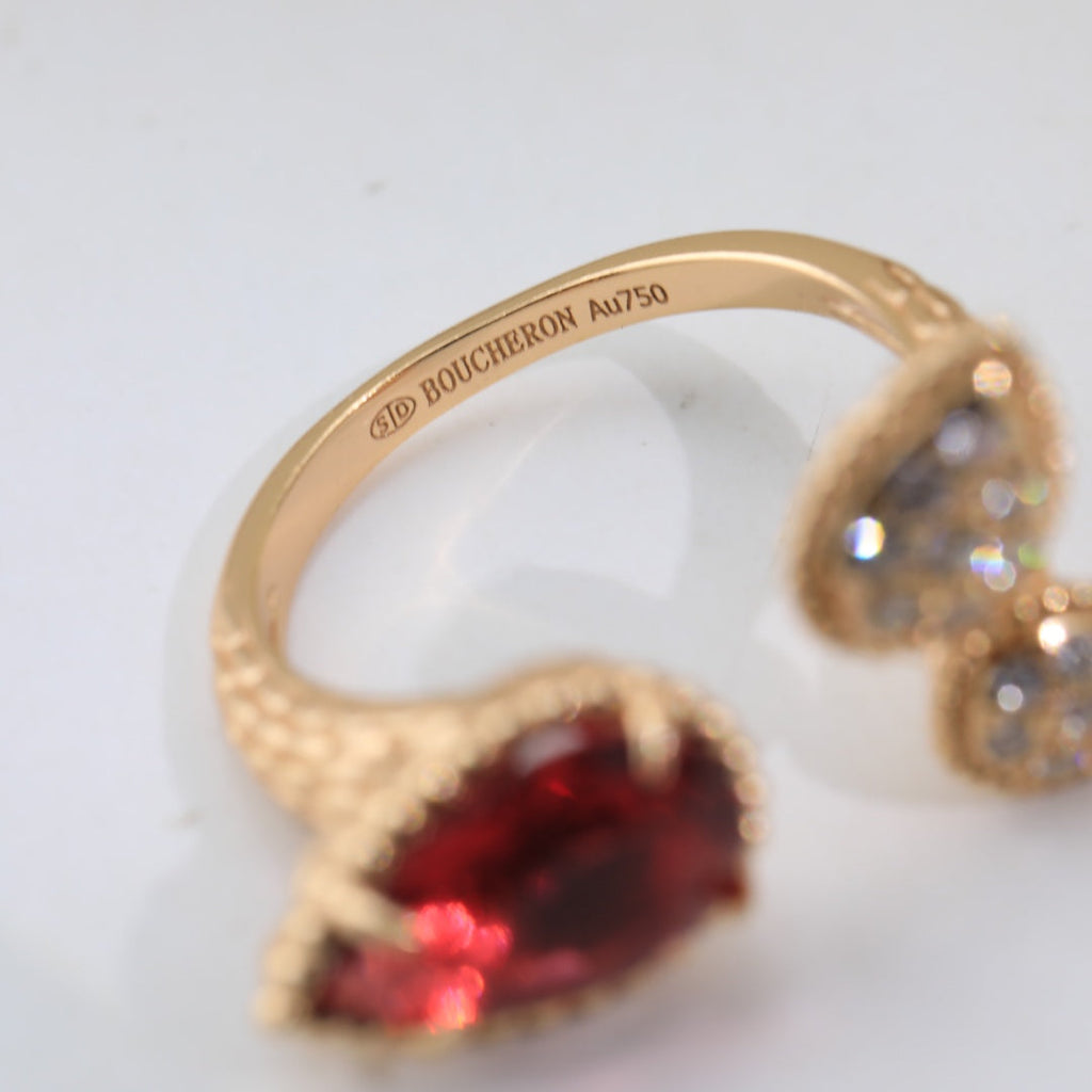 18K Serpent Boh ̈ ̈me Diamonds Ring