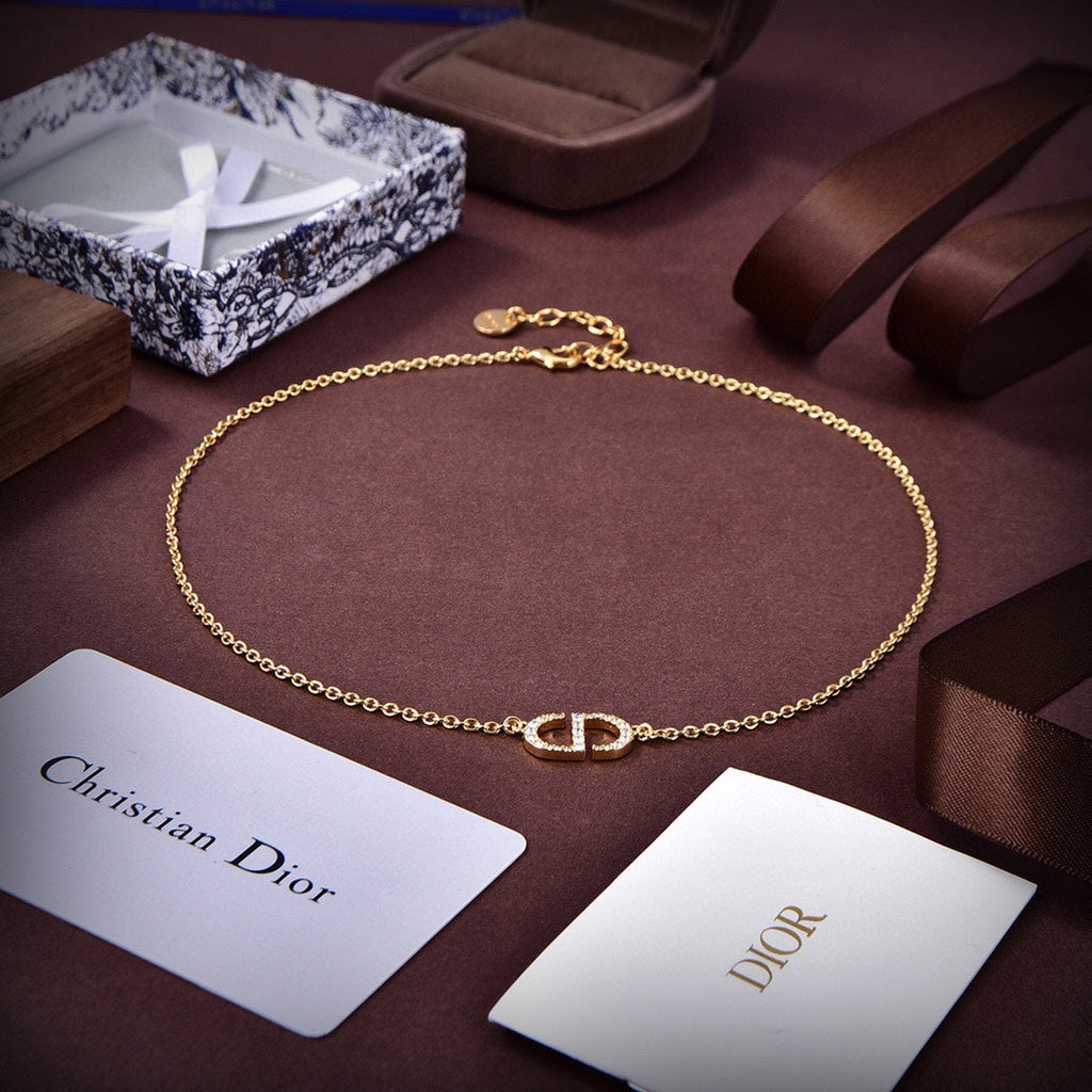 18K Dior Petit Diamonds Necklace
