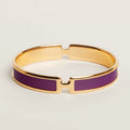 18K Hermes Olympe Light Purple Bracelet